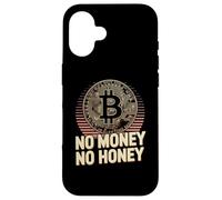 Drôle Bitcoin Memes No Money No Honey for People Funny Coque pour iPhone 16