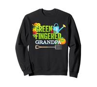Drôle Blague de Jardinage à Doigts Verts pour Grand-père Sweatshirt