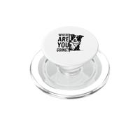 drôle Border Collie Où Vas-tu ? PopSockets PopGrip pour MagSafe