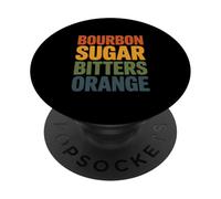 Drôle Bourbon Sugar Bitters Orange Dire PopSockets PopGrip Adhésif