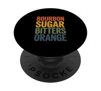 Drôle Bourbon Sugar Bitters Orange Dire PopSockets PopGrip Adhésif