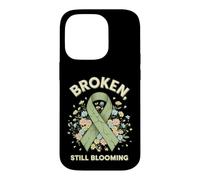 Drôle Broken Still Blooming Saying Sarcastique Coque pour iPhone 14 Pro