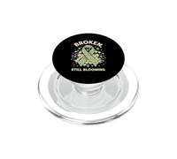 Drôle Broken Still Blooming Saying Sarcastique PopSockets PopGrip pour MagSafe
