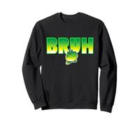 Drôle Bruh Frog Humour Blague Sarcastique Mignon Argot Fun Burp Sweatshirt