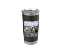 Drôle Caméra De Circulation Autoroute Balbuzard Pêcheur Gobelet isotherme en acier inoxydable double paroi