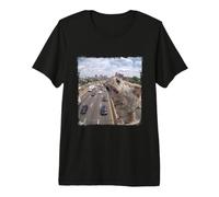 Drôle Caméra De Circulation Autoroute Écureuil Volant T-Shirt Haut de Gamme