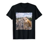 Drôle Caméra De Circulation Autoroute Effraie des Clochers T-Shirt