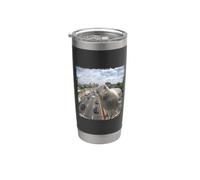 Drôle Caméra De Circulation Autoroute Mouette Gobelet isotherme en acier inoxydable double paroi