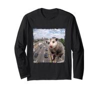Drôle Caméra De Circulation Autoroute Opossum Manche Longue