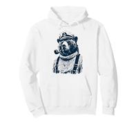 Drôle Capitaine Ours Phoque Océan Maritime Plage Côtière Sweat à Capuche