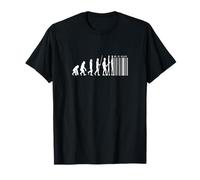 Drôle capitaliste évolution humaine du code-barres politique du capitalisme T-Shirt