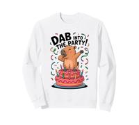 Drôle Capybara Dab Into The Party Sweatshirt