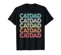 Drôle Cat Dad Fête des Pères Selfie Pawsitive Daddy Adopt T-Shirt