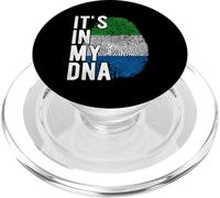 Drôle c'est dans mon ADN Drapeau Sierra Leone Empreinte digitale PopSockets PopGrip pour MagSafe