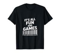 Drôle C'est Tout Amusant et Jeux jusqu'à ce Que Quelqu'un Manque Un Scan T-Shirt