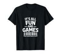 Drôle C'est Tout Amusant et Jeux jusqu'à ce Que Quelqu'un Manque Un Scan T-Shirt