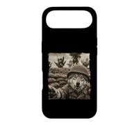 Drôle Champ De Bataille Soldat Casque Loup Coque pour iPhone Air
