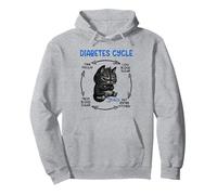 drôle Chat diabétique Cycle de Vie Sensibilisation au diabète Sweat à Capuche