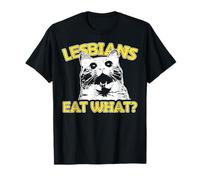 Drôle chat Lovers Lesbiennes Eat What Gay Wom_s T-Shirt