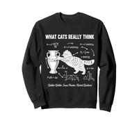 Drôle Chat Physique Tee Science Humour Nerdy Cat Dad Cadeaux Sweatshirt
