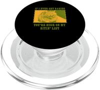 Drôle Chat Rage Shirt Humour Morsure Liste PopSockets PopGrip pour MagSafe
