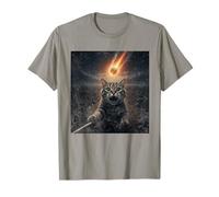 Drôle Chat Selfie Meteor Apocalypse T-Shirt