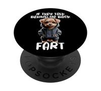 Drôle Chien Disant S’Ils Parlent Votre Pet De Dos Dog Owner PopSockets PopGrip Adhésif