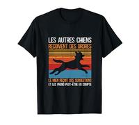 Drôle Chiens Reçoivent Des Ordres Propriétaire De Chien T-Shirt