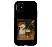 Drôle Chihuahua Bière Meme Dog Reaction Humour Chien Cadeaux Coque pour iPhone 11