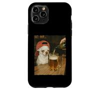Drôle Chihuahua Bière Meme Dog Reaction Humour Chien Cadeaux Coque pour iPhone 11 Pro