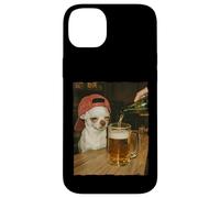 Drôle Chihuahua Bière Meme Dog Reaction Humour Chien Cadeaux Coque pour iPhone 14 Plus