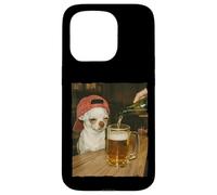 Drôle Chihuahua Bière Meme Dog Reaction Humour Chien Cadeaux Coque pour iPhone 15 Pro