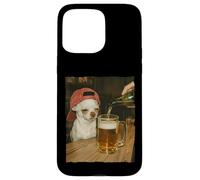 Drôle Chihuahua Bière Meme Dog Reaction Humour Chien Cadeaux Coque pour iPhone 15 Pro Max