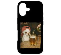 Drôle Chihuahua Bière Meme Dog Reaction Humour Chien Cadeaux Coque pour iPhone 17