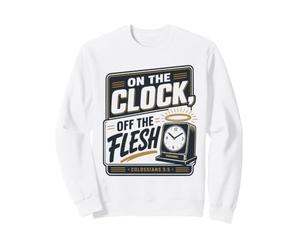 Drôle chrétien Jésus Ouvrier d'usine Sweatshirt