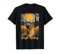 Drôle Classique Van Gogh Go Cycliste Cycliste Vélo de Route Cycliste Cycliste T-Shirt Graphique avec Valeur