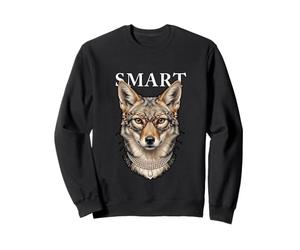 Drôle Collier Lunettes Chacal Intelligent Sweatshirt