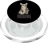 Drôle Corgi Jouant du Saxophone Meme Bruh Dog Jazz Music PopSockets PopGrip pour MagSafe