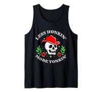 Drôle Cowboy Skull Less Honkin More Tonkin Country Music Débardeur