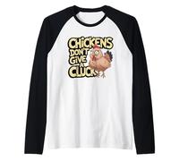 Drôle Crazy Chicken Lady Cluck Off Antisocial Farmer Humour Manche Raglan