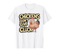 Drôle Crazy Chicken Lady Cluck Off Antisocial Farmer Humour T-Shirt