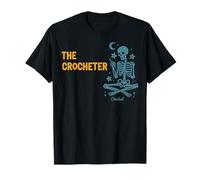 Drôle Crochet Lover The Crocheter Squelette Crochet Crochet T-Shirt