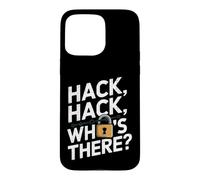Drôle Cybersécurité IT Hacker Cyber Security Coque pour iPhone 15 Pro Max