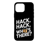 Drôle Cybersécurité IT Hacker Cyber Security Coque pour iPhone 16 Pro Max
