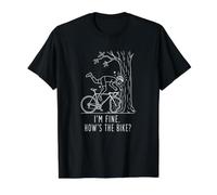 Drôle Cycliste Route Cycliste Vélo Vélo Accident Accident Survivant T-Shirt Graphique avec Valeur