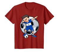 Drôle Dabbing Garçon El Salvador Football Joueur Dab Sport T-Shirt