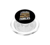 Drôle d'agent d'assurance-Vie Disant éduquer et protéger PopSockets PopGrip pour MagSafe