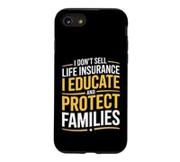 Drôle d'agent d'assurance Vie Qui Dit éduquer Coque pour iPhone SE (2020) / 7/8