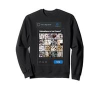 Drôle Dalmatien ou crème glacée Meme Chien Maman Chien Papa Dalmatien Sweatshirt