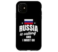 Drôle d'amant de la Russie disant le mal du pays russe Coque pour iPhone 11